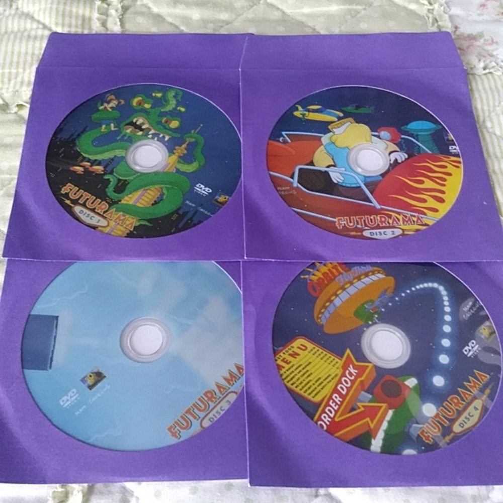 Futurama Volume 4 disc's